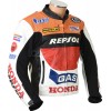 Honda Repsol Gas Moto GP Biker Leather Suit
